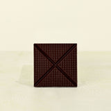 small Seahorse Chocolate bar on a beige background